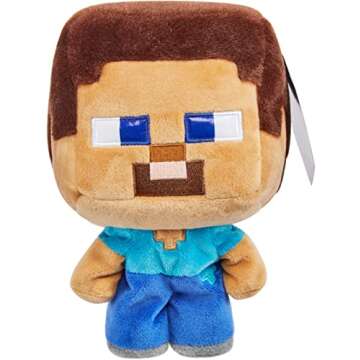 Minecraft Shake Shake Stever Plush Character Doll, Soft, Video Game Fan Favorite, Collectible Gift for Fans Age 3 Years and Older