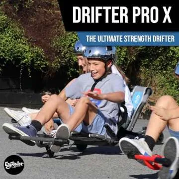 EzyRoller Drifter Pro X - Fun Ride-On Toy for Ages 10+