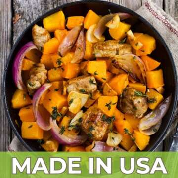 Nutristore Freeze Dried Butternut Squash | Vegetables for Healthy Snack or Long Term Storage | Emergency Survival Canned Food Supply | Bulk #10 Can Veggies | 25 Year Shelf Life | 24 Servings