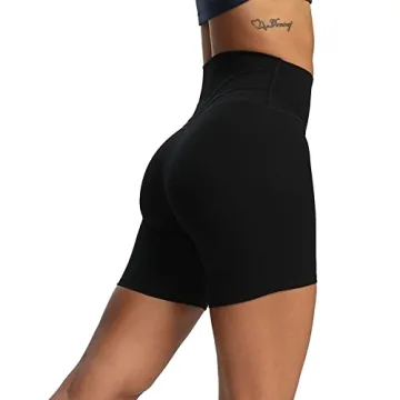 Aoxjox Trinity Biker Shorts for Women - High Waisted & Supportive