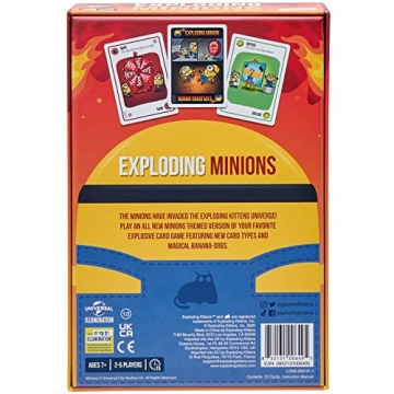 Exploding Minions Card Game for Family Fun and Laughter