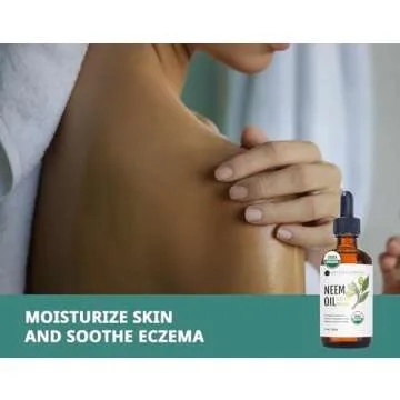 Kate Blanc Cosmetics Neem Oil for Skin, Hair & Face. Safe for Dog, Plants, Scalp & Hair Growth (4oz, Organic, Cold Pressed, Concentrate)