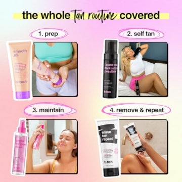 b.tan Ultra Dark Self Tanner Mousse for the Darkest Tan