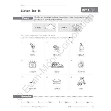 Evan-Moor Daily Phonics Workbook for Grade 3 Essential Resource