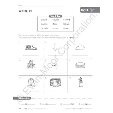 Evan-Moor Daily Phonics Workbook for Grade 3 Essential Resource