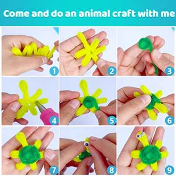 200pcs 20colors, Pipe Cleaners, Chenille Stems, Pipe Cleaners for Crafts, Pipe Cleaner Crafts, Art and Craft Supplies