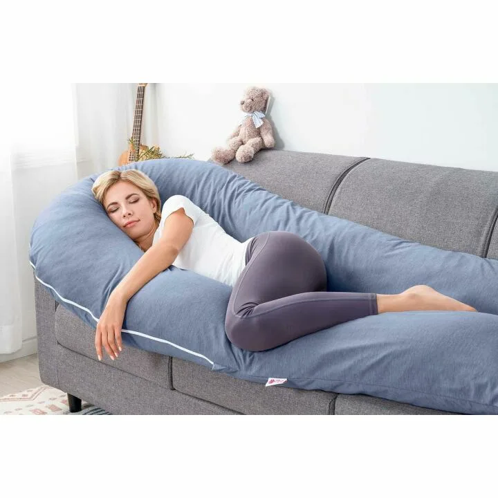 Meiz Cooling U Shaped Pregnancy Pillow for Comfort