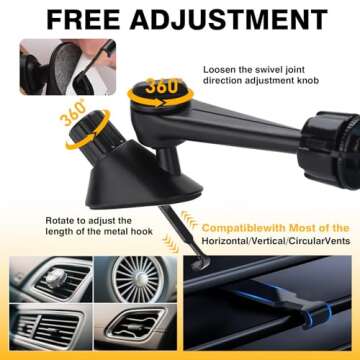 Facmogu Car Cymbal Air Vent | Compact & Fun Travel Accessory