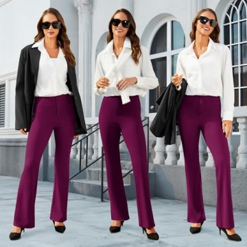 DLOODA Women's Bootcut Dress Pants for Office or Casual Wear