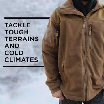 Rothco Tactical Fleece Jacket - Warm & Multifunctional Outerwear