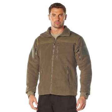 Rothco Tactical Fleece Jacket - Warm & Multifunctional Outerwear