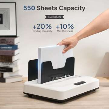 Epoium Thermal Binding Machine for Quick Document Binding