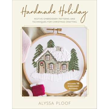 Handmade Holiday: Festive Embroidery Patterns for Christmas Crafting