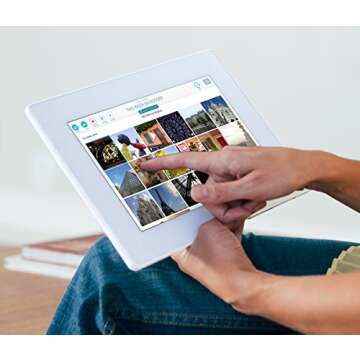 PhotoSpring 10-Inch Digital Frame for Sharing Photos Easily