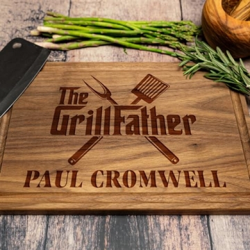 Tayfus Personalized Wooden Cutting Boards for Men