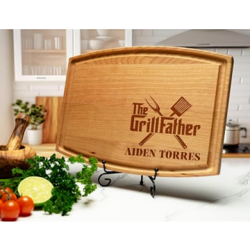 Tayfus Personalized Wooden Cutting Boards for Men