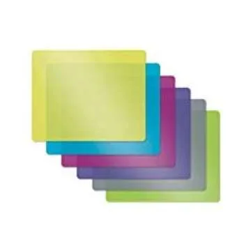 Better Kitchen Products Flexible Plastic Cutting Board Mats, Set of 6, Textured, 6 Vivid Colors Asso...