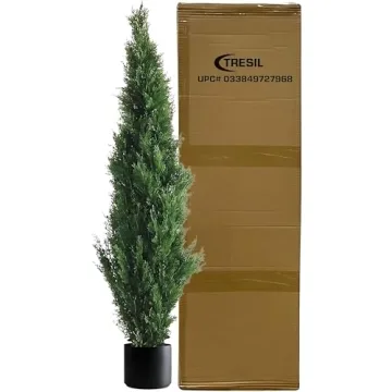 Two 4 Feet Artificial Cedar Trees for Beautiful Décor