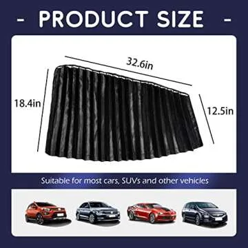ZATOOTO Magnetic Car Sun Shades for Privacy & Comfort