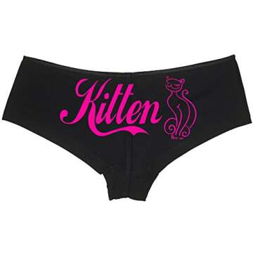 Knaughty Knickers - Daddy's Kitten with Cat Boy Short Panties - Pet Play Neko Daddys Girl DDLG CGL B...