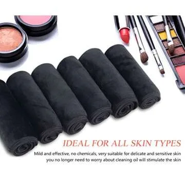 VIVOTE Microfiber Face Cloths for Gentle Makeup Removal