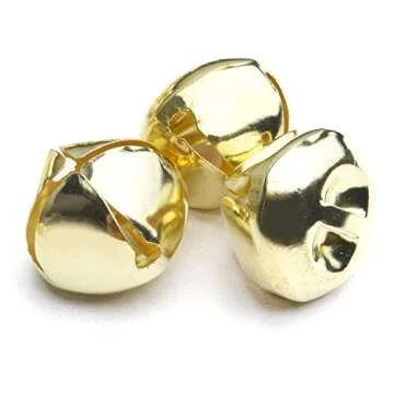 BronaGrand 50pcs Jingle Bells for Christmas DIY Crafts