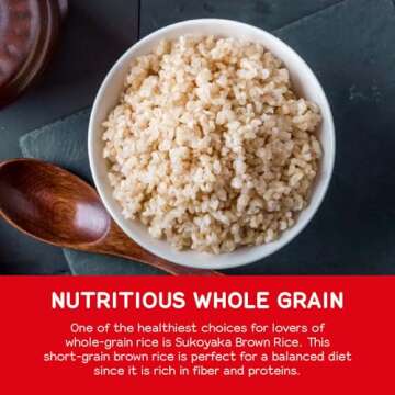 Sukoyaka Organic Brown Rice Genmai 15-Pound Pack