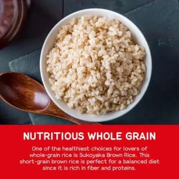 Sukoyaka Organic Brown Rice Genmai 15-Pound Pack