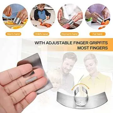 WOPIOYEN Finger Guards for Safe Cutting, 4-Pack