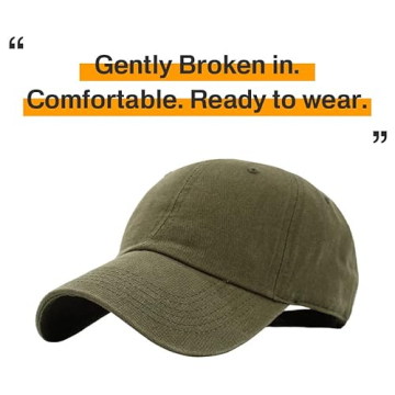 Comfortable Adjustable Cotton Dad Hat for All Styles