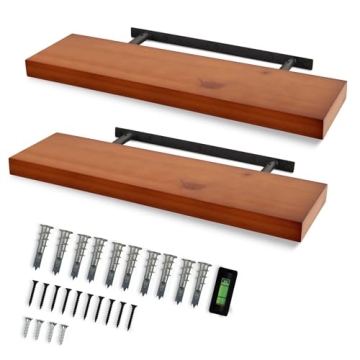 Elegant Handmade Wood Floating Shelves for Any Room