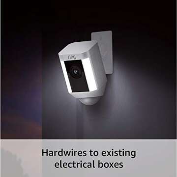 Ring Spotlight Cam HD Security Camera for Smart Homes