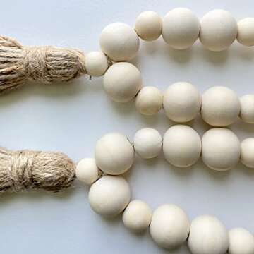 ZILucky Natural Wood Curtain Tie Backs for Home Decor