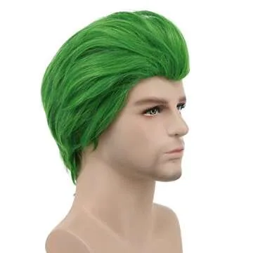 Vibrant Green Wig for Halloween & Anime Cosplay
