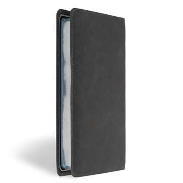 CSB Personal Size Bible - Luxurious Marbled Slate Calfskin