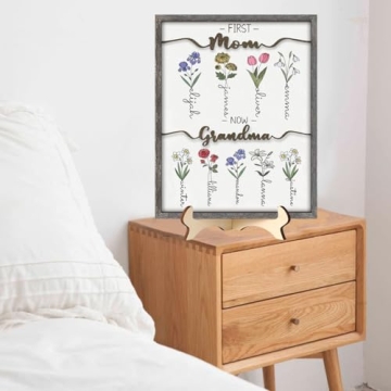 Custom Birth Month Flower Gifts for Mom and Grandma