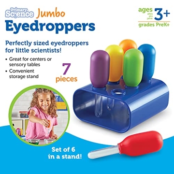 Colorful Eyedroppers Set for Creative Kids - Ages 3+