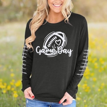 Game Day Sweatshirt for Women - Stylish Football Pullover
