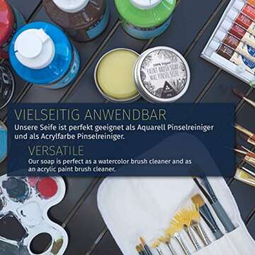 Tritart Vegan Paint Brush Cleaner Soap for Artists