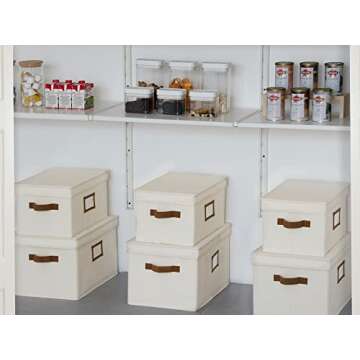 Stylish Storage Bins with Lids for Home Organization