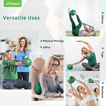 Trideer 9 Inch Pilates Ball for Exercise and Therapy