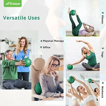 Trideer 9 Inch Pilates Ball for Exercise and Therapy