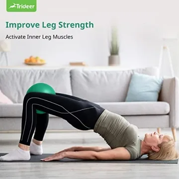Trideer 9 Inch Pilates Ball for Exercise and Therapy