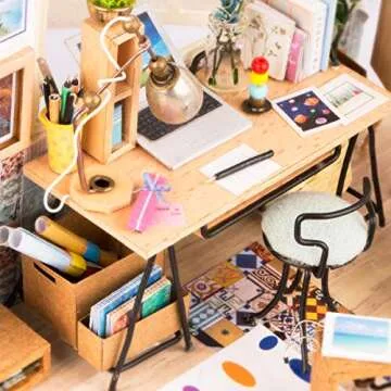 Rolife Miniature Dollhouse Kit - Creative DIY Indoor Decor