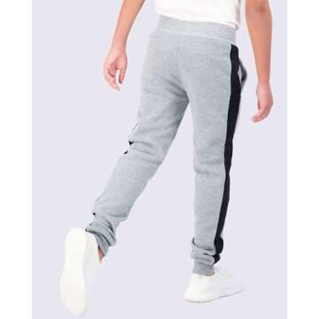 Real Essentials Youth Boys Joggers Soft Comfortable Athletic