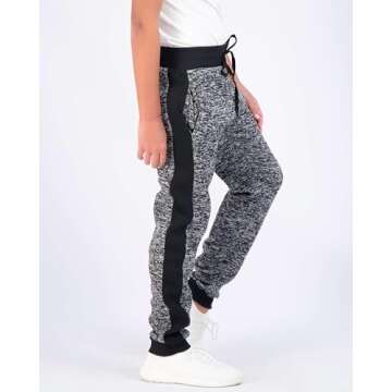 Real Essentials Youth Boys Joggers Soft Comfortable Athletic