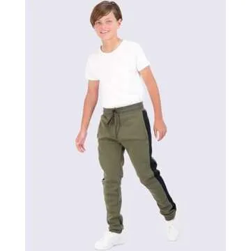 Real Essentials Youth Boys Joggers Soft Comfortable Athletic