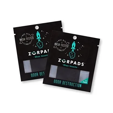 Zorpads Odor Eliminating Shoe Inserts - 2 Pairs As Seen on Shark Tank