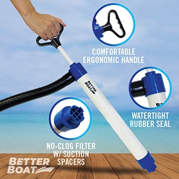 Powerful Handheld Bilge Pump for Kayaks Boats & Canoes