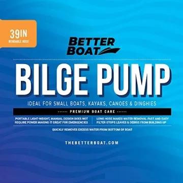 Powerful Handheld Bilge Pump for Kayaks Boats & Canoes